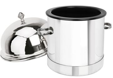NEW Eastern Tabletop 7001 3 Gallon Stainless Steel Insulated Single Ice Cream Unit with Dome Lid #4438
