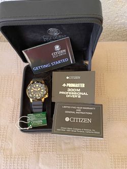 Citizen Eco drive promaster watch. 200m. Gently used