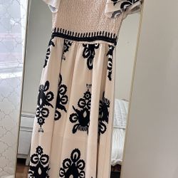 Boho Off-Shoulder Maxi Dress