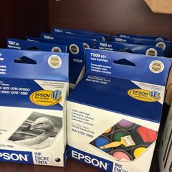 Epson T007 Black And TP009 Color cartridges