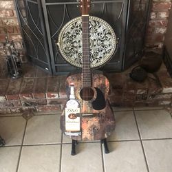 Collectible Signed Tito’s Acoustic Guitar.  This guitar is Nice!