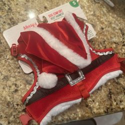 Santa Dog outfit  (small)