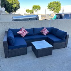 7pc Outdoor Patio Furniture Set 