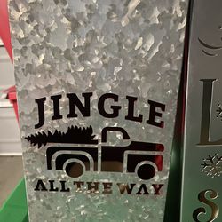 Metal Christmas Candles  BEAUTIFUL!!