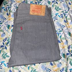 Grey 501s Brand New 34x34