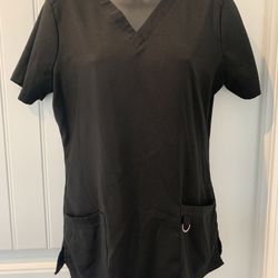 Black Small Scrub Top