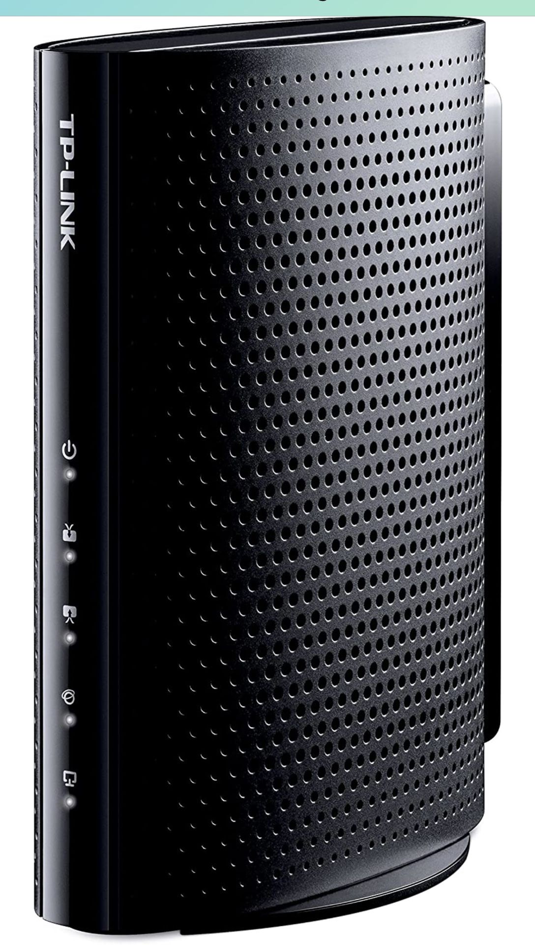 TP-Link TC-7610 DOCSIS 3.0 (8x4) Cable Modem. Max Download Speeds Up to 343Mbps. Certified for Comcast XFINITY, Spectrum, Cox, and more. Separate Rout