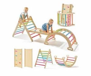 Pikler Triangle Set, 7-In-1 BRAND NEW HALF OFF!!!