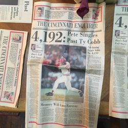 Pete Rose - Cincinnati Enquirer - 4192