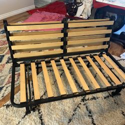 IKEA LYCKSELE Sleeper sofa frame, black