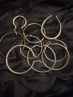 925 earrings, a couple matching pairs