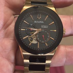 BULOVA 98A236 Millennia Latin Grammy Rose Gold Automatic 41mm Watch