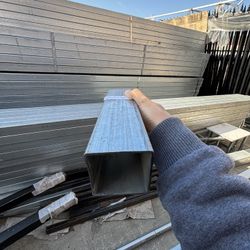 Galvanized Tubing 2-3/8'' x 2-3/8'' x 20ft 14gauge