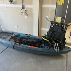 10ft Life Time mackpro Fishing Kayak
