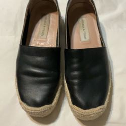 Chelsea & Violet Leather Black Platforms Size 7