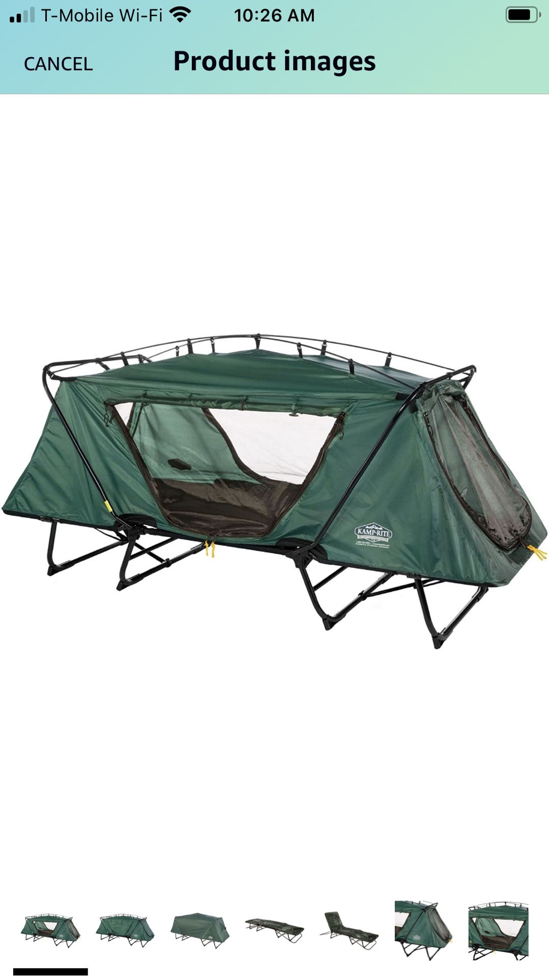 Kamp-Rite Oversize Tent Cot Folding Outdoor Camping Hiking Sleeping Bed