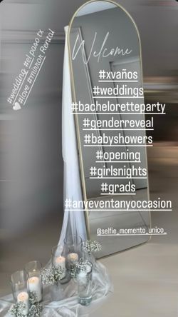 Espejo personalizado con frase a tu gusto para cualquier  evento