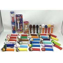 Mixed Vintage & Modern 39pc PEZ Dispensers Marvel, Disney, Christmas, Star Wars