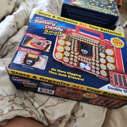 Battery Organizer And Tester Included
