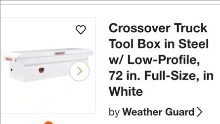 Toolbox for a truck