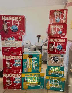Baby Diapers (Newborn, Size 1 & 2)