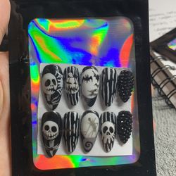 Jack Skeleton Press Ons