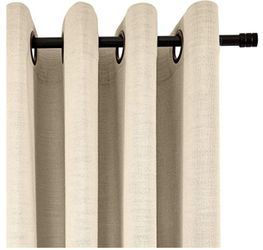 Macochico High Ceiling(2Panels,50W X 204L inchEach)Curtains Bronze Grommet