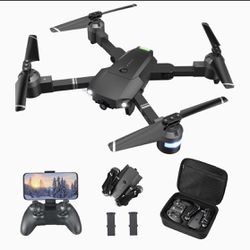 ATTOP Drones with Camera for Adults - 1080P FPV Drones with Carrying Case, Long Distance Quadcopter Equipped w/2 batteries, One key Return/Emergency S