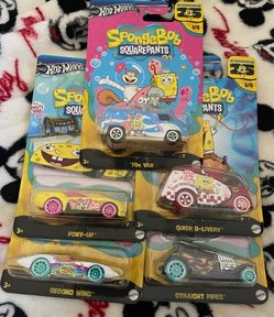 Hot Wheels SpongeBob SquarePants 5-Car Set