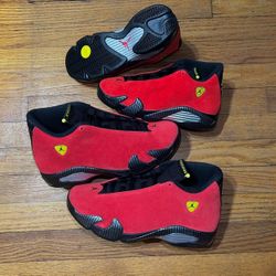 Air Jordan Retro 14 Ferrari 2025 Size 5.5y