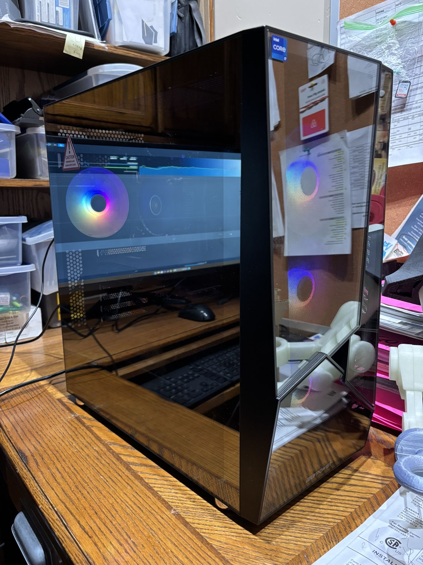 IBUYPOWER Pro Gaming PC Computer Desktop Slate5MR 243i (Intel 17-1170OF 2.5 GHz, AMD Radeon RX 6600)