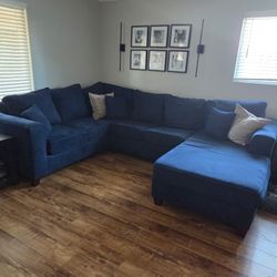 Blue Sectional Sofa