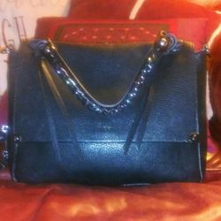 Women's Black Faux Leather Aldo Purse - excellent condition.