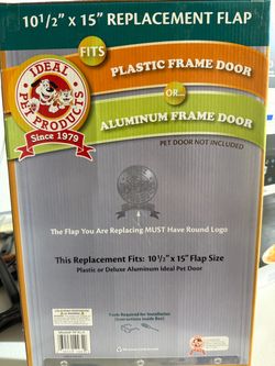 Dog door plastic flap
