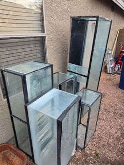 Fish tanks (must take all) 125 gallon, 2 *40 gallons, 2 smaller tanks