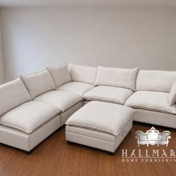 New 6-Piece Kova Style Cloud Sectional Couches