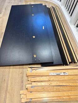 Queen sizeIKEA Bed Frame Disassembled Black