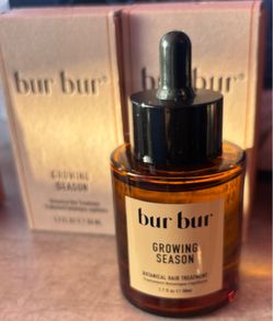 3-pack of bur bur hair oil treatment for repairing and growing
