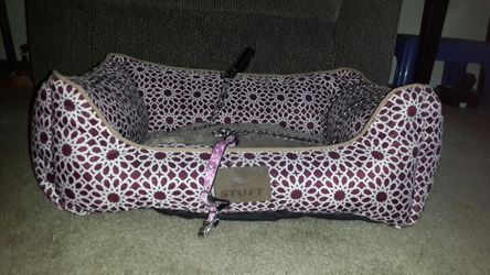 Dog bed,collar and chain for small breed dogs