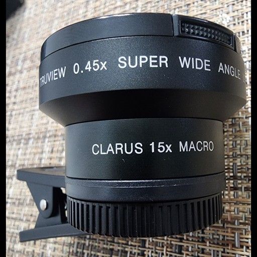 Xenvo Pro 0.45x Wide Angle And 15x Macro Lens Kit for iPhone and Android