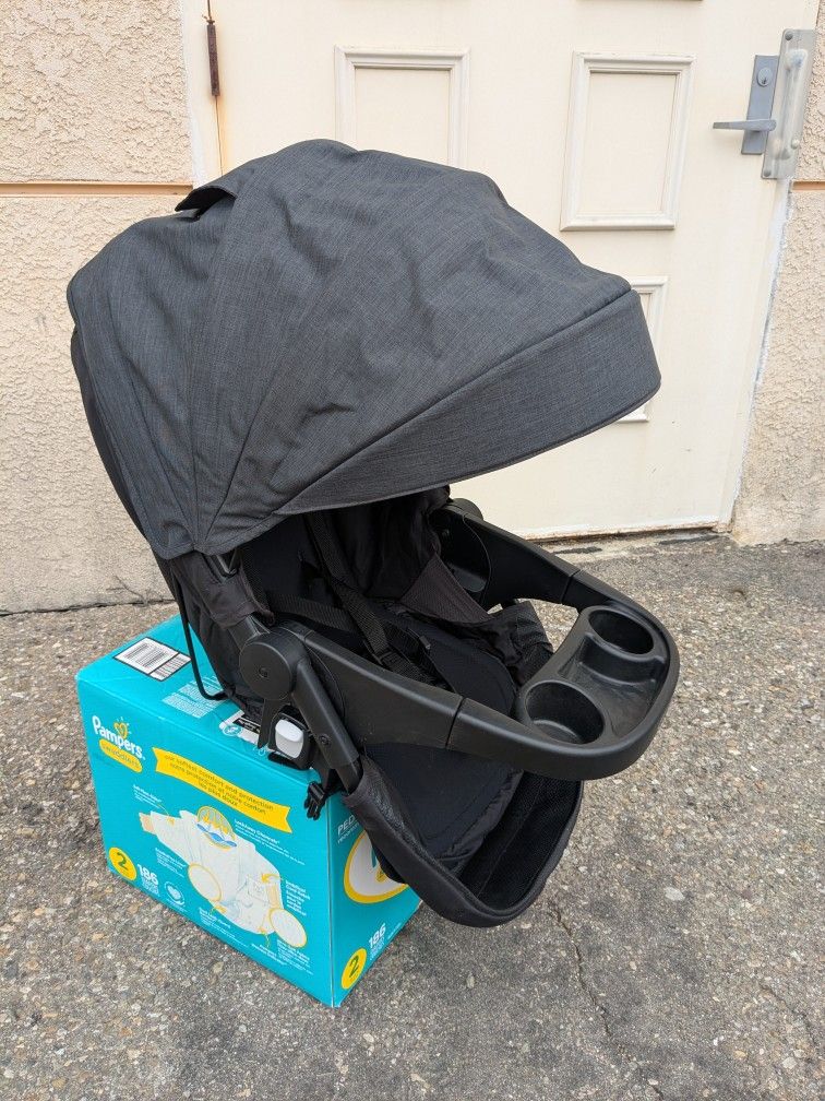 Graco Modes Pramette Stroller Seat Black Excellent Condition