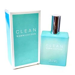 Clean Warm Cotton by CLEAN Eau de Parfum Spray Unisex 3.4 FL oz /100 ML New in Box