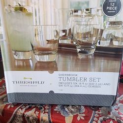 Sherbrook Tumbler Set 12 Piece *New*