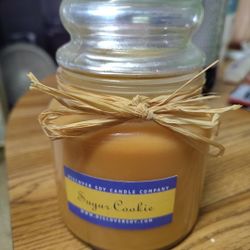 Discover Soy Candle Company Scented Candle In Glass Jar Sugar Cookies 16 oz New