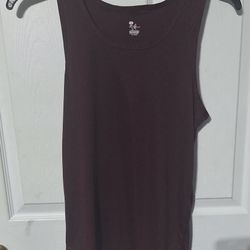(BB - 45)   ALLESON WOMEN'S TANK TOP BURGANDY 