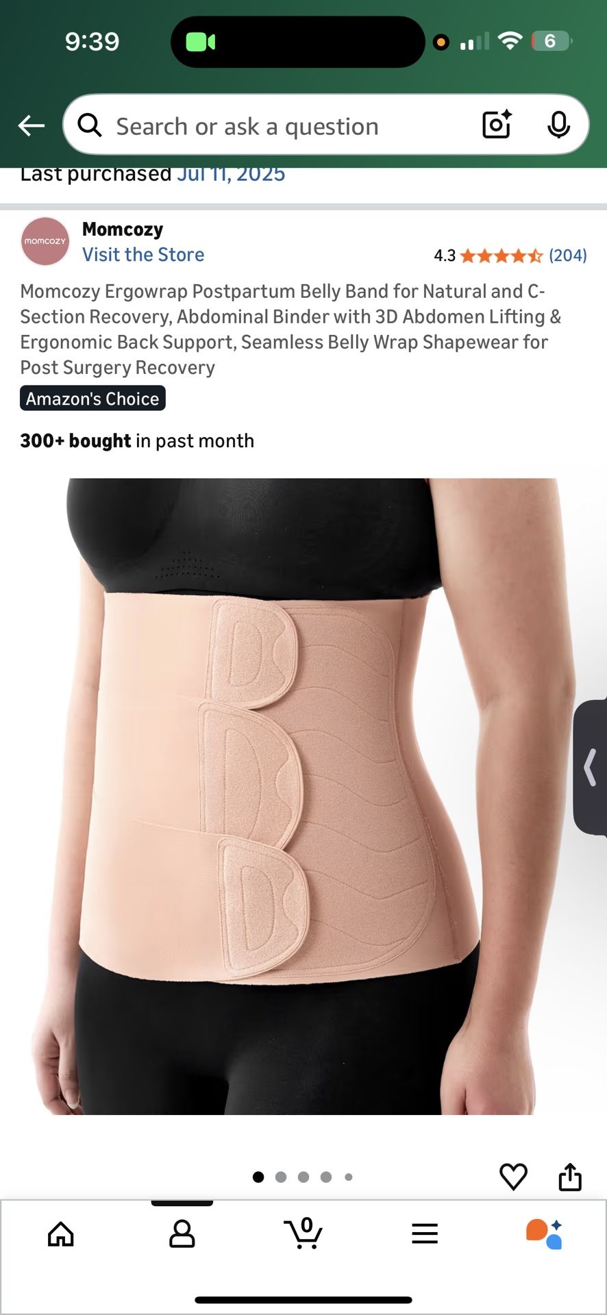 Momcozy Postpartum Belly Wrap