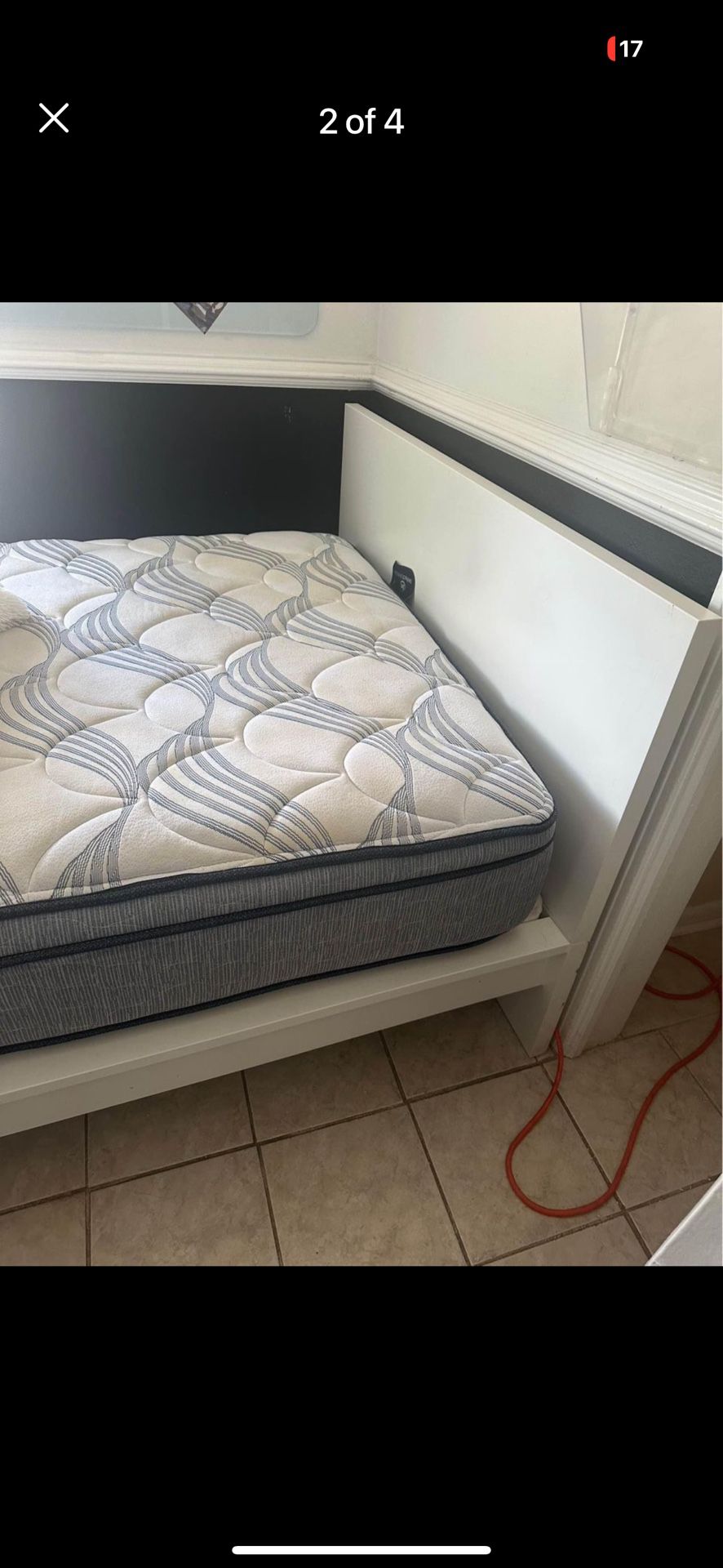 Full Size Bed With Mattress And Box Spring IKEA 