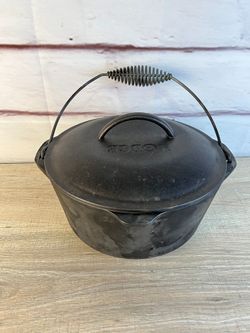 Lodge Cast Iron Dutch Oven Pot W/ Lid