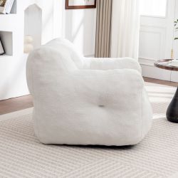 Bean Bag Chair, Bean Bag Sofa Chair with Armrests Stuffed High-Density Foam, Lazy Sofa Comfy Chairs BeanBag Chair for Adults in Living Room,Bedroom Re