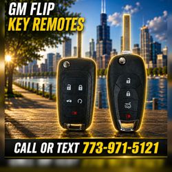 GM CHEVY GMC BUICK FLIP KEY REMOTES